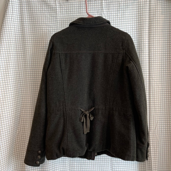 Abercrombie & Fitch Large Coat Floral Lined Heavy Jacket Coat - Picture 5 of 11